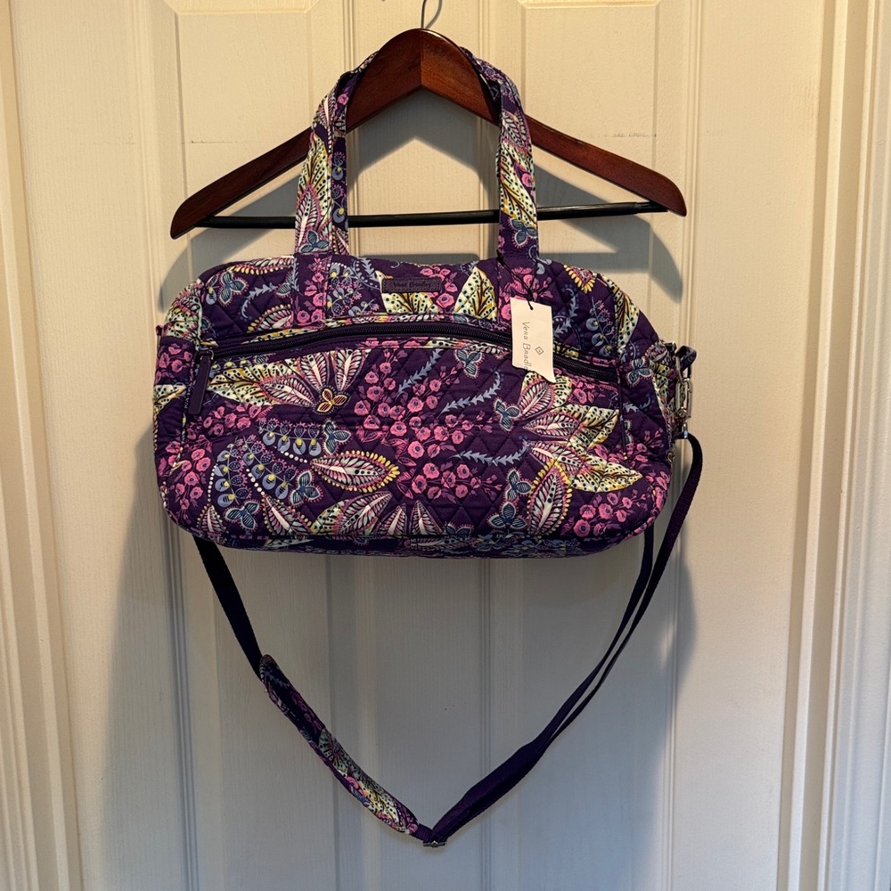 Vera Bradley Purple Floral Travel Bag